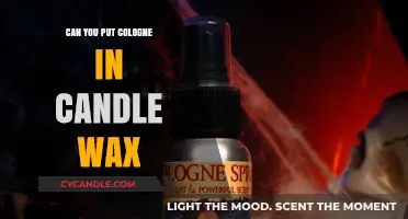 Cologne in Candle Wax: A Fragrant Fusion or Flammable Faux Pas?