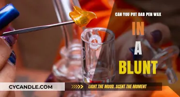 Can You Put Dab Pen Wax in a Blunt? A Guide