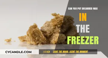 Can Decarbed Wax Be Frozen? A Storage Guide for Beginners