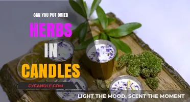 Adding Dried Herbs to Candles: Benefits, Safety, and Creative Ideas