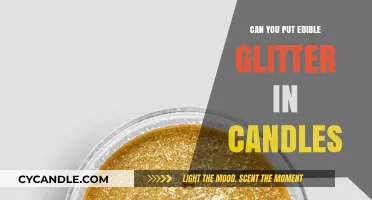 Edible Glitter in Candles: Safe, Sparkly, or Fire Hazard?