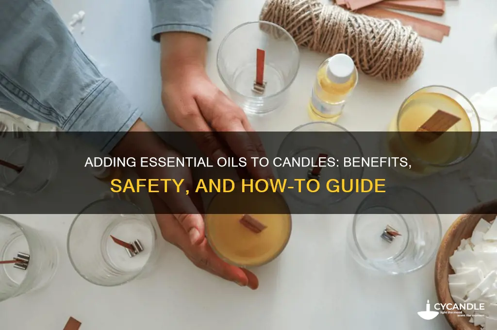 can you put essential oil in candles