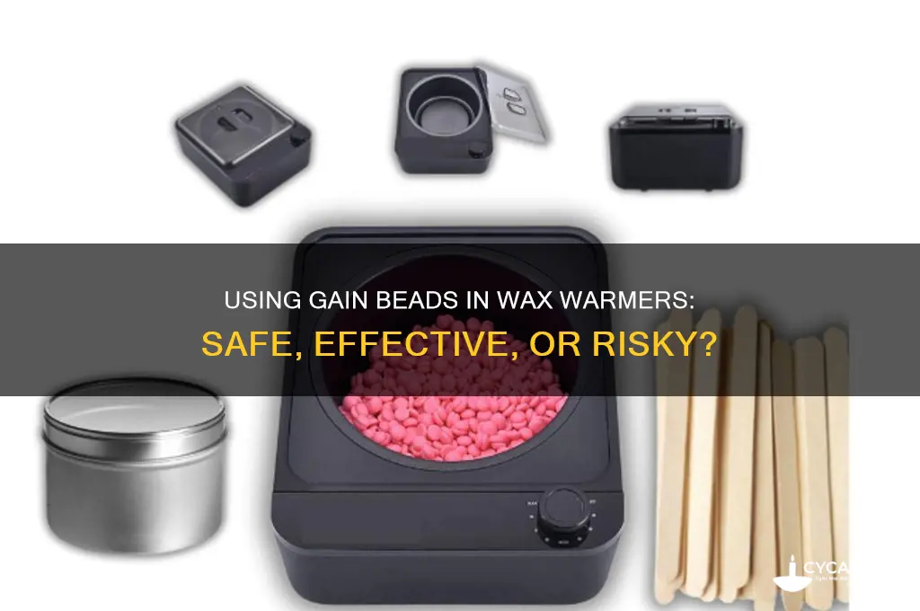 can you put gain beads in wax warmer