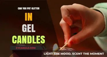 Adding Glitter to Gel Candles: Safety Tips and Creative Ideas