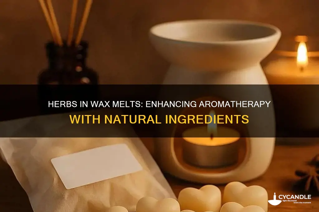 can you put herbs in wax melts