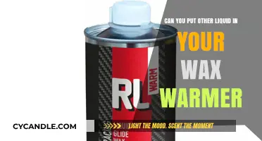 Can You Use Other Liquids in Your Wax Warmer? Find Out!