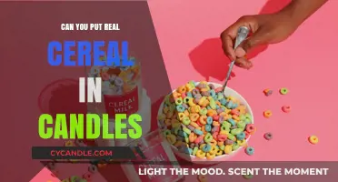 Real Cereal in Candles: Creative or Combustible Idea?