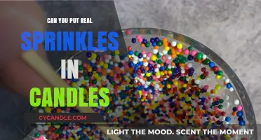 Real Sprinkles in Candles: Creative DIY or Melty Mess?