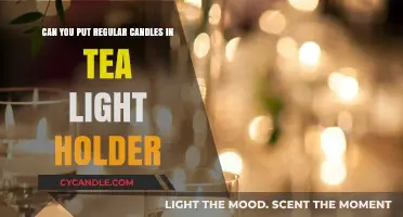 Regular Candles in Tea Light Holders: Safe or Risky?