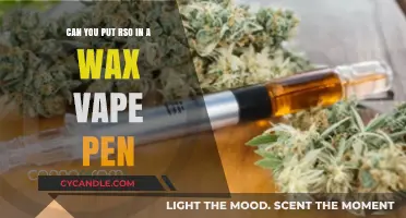 Using RSO in Wax Vape Pens: Benefits, Risks, and Best Practices