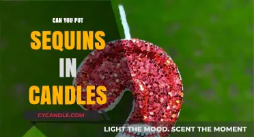 Sparkling Candles: Can You Safely Add Sequins to Wax?