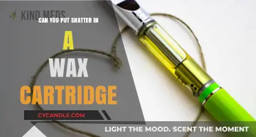Can You Put Shatter in a Wax Cartridge? A Comprehensive Guide
