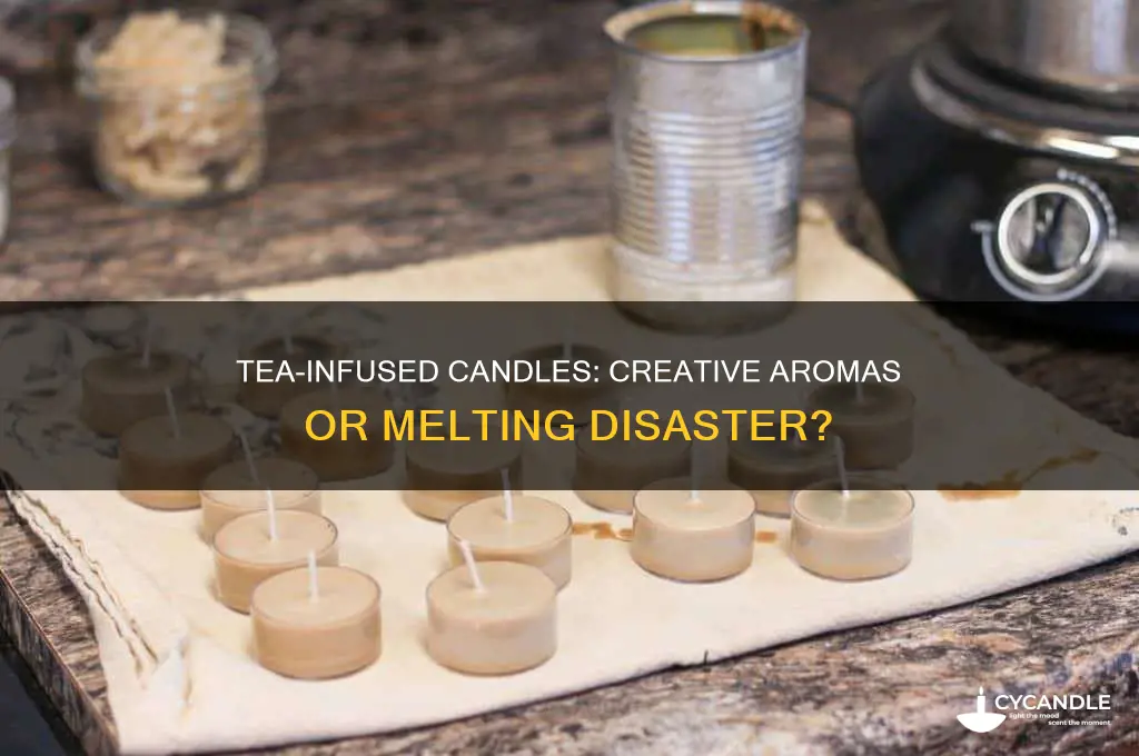 can you put tea in candles
