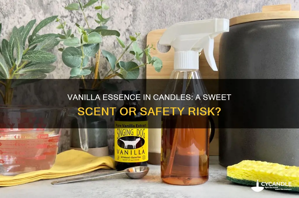 can you put vanilla essence in candles