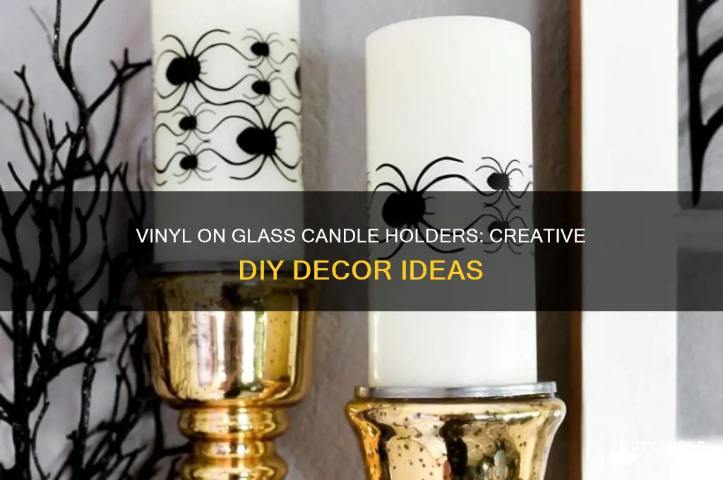 can you put vinyl on glass candle holders