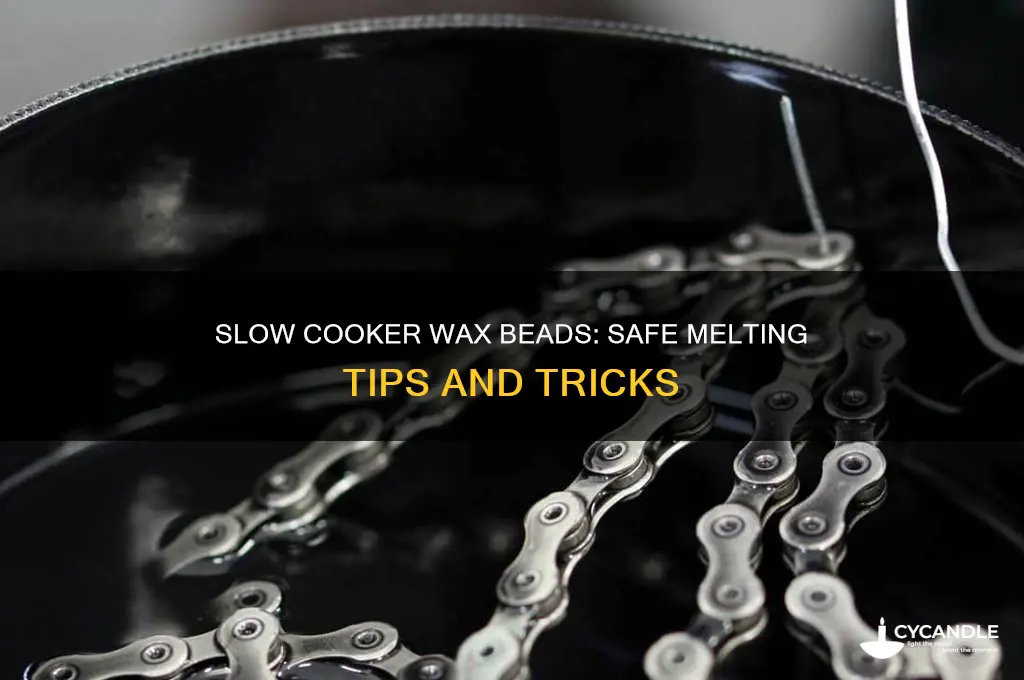can you put wax beads in a slow cooker