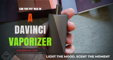 Using Wax in a DaVinci Vaporizer: Compatibility and Tips