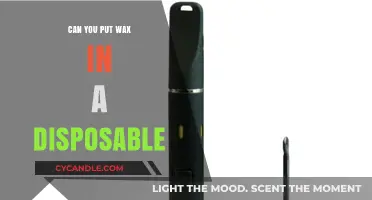 Can You Put Wax in a Disposable Vape? Facts and Risks
