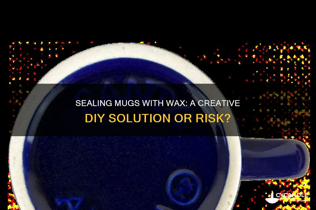 can you put wax in mug to seal it