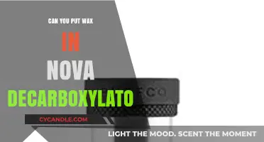 Using Wax in Nova Decarboxylator: Tips, Safety, and Best Practices