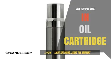 Can You Put Wax in Oil Cartridge? Risks and Alternatives