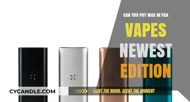 Can Wax Be Used in the Latest Pax Vape Edition?