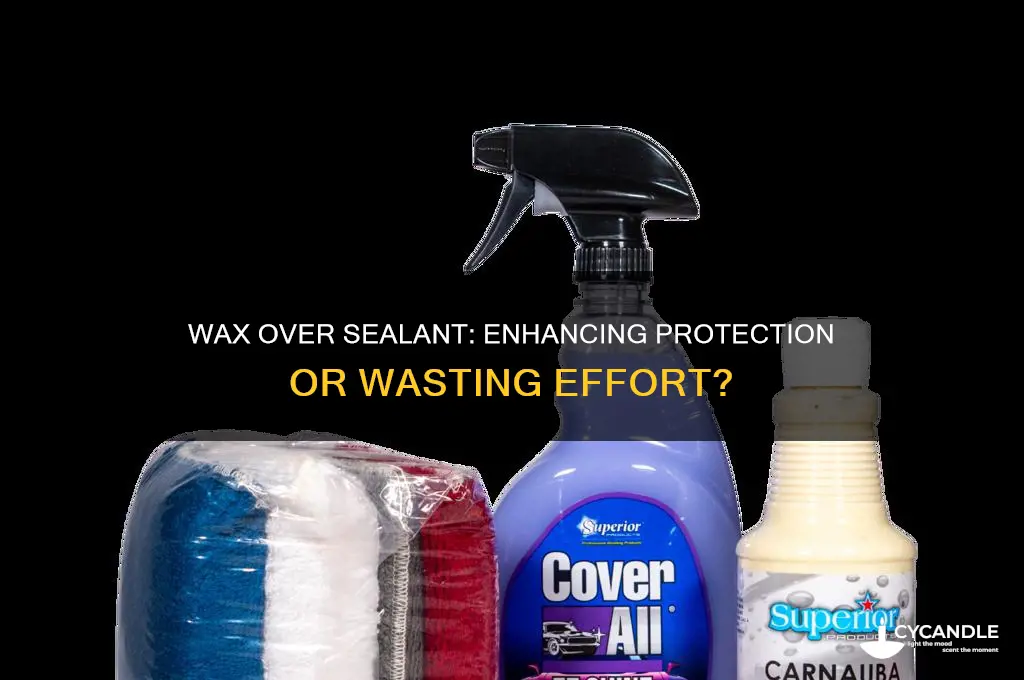 can you put wax on top of sealant