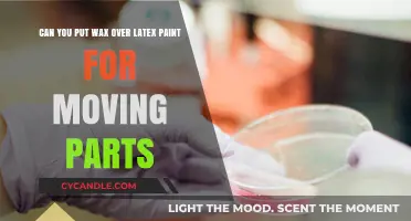 Wax Over Latex Paint: A Solution for Moving Parts?