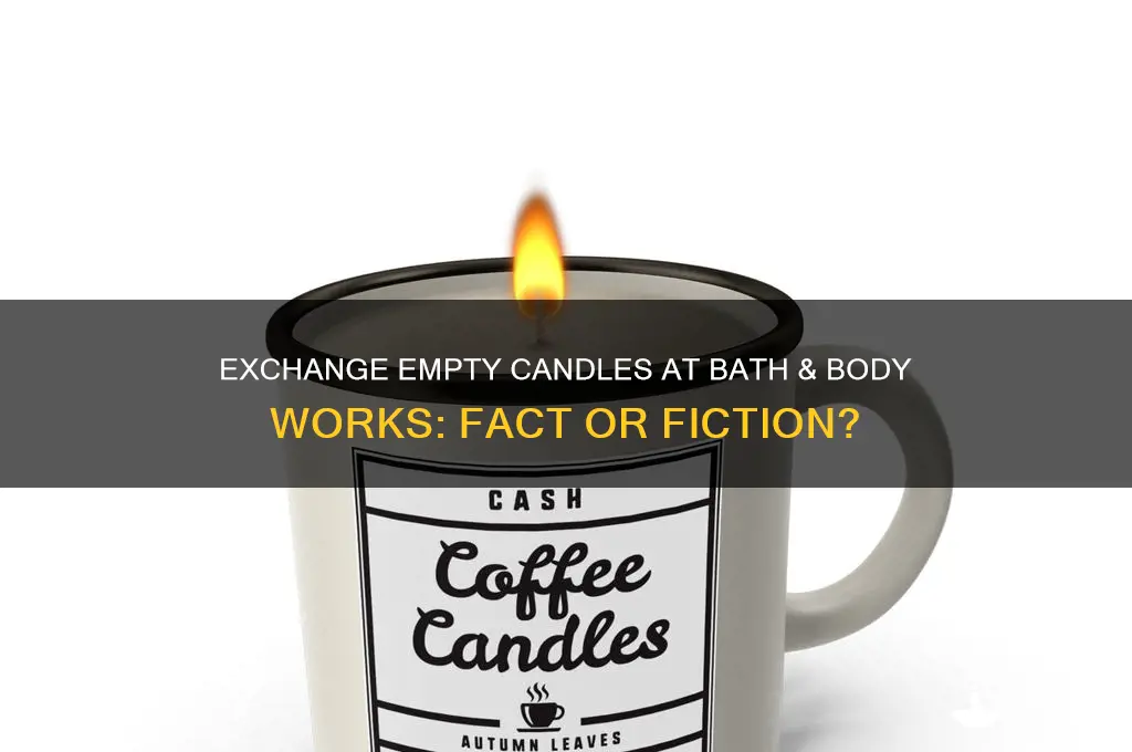 can you really exchange empty candles at bath and body