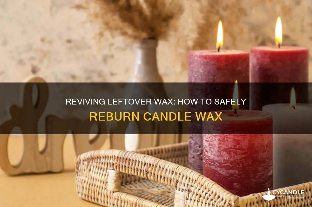 can you reburn candle wax
