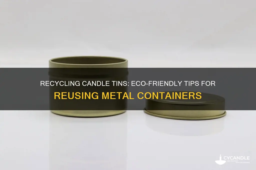 can you recycle candle tins
