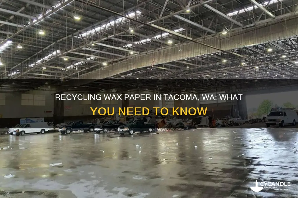 can you recycle wax paper item in tacoma wa