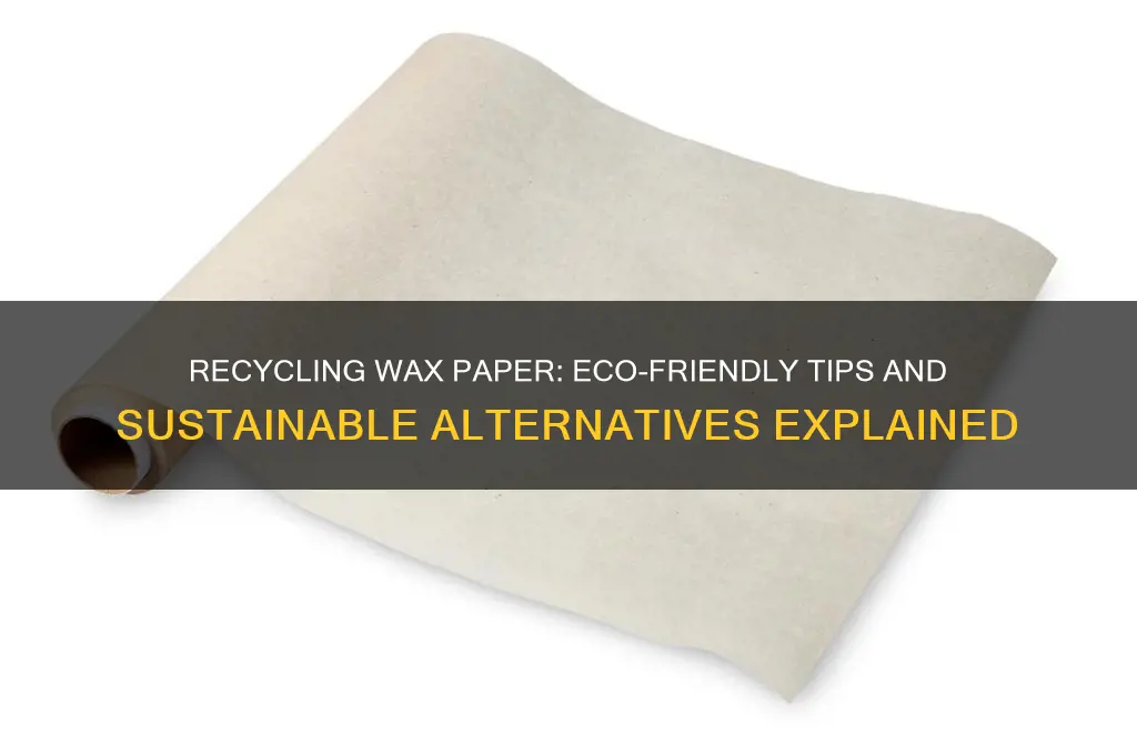 can you recycle wax paper