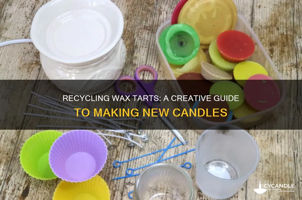 can you recycle wax tarts into candles