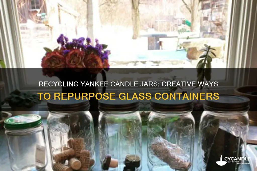 can you recycle yankee candle jars