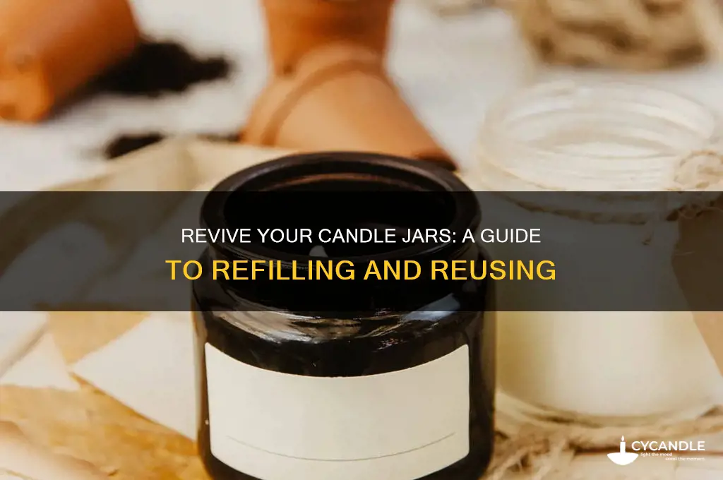 can you refill a candle jar