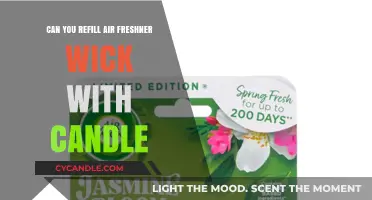 Refill Air Freshener Wick with Candle Wax: DIY Guide