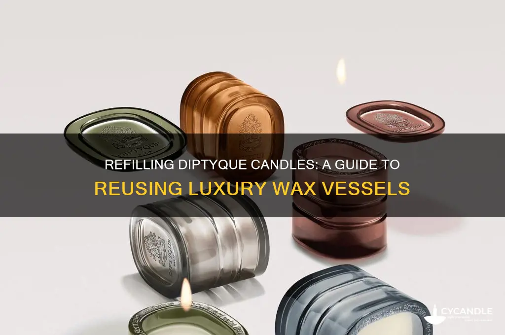 can you refill diptyque candles