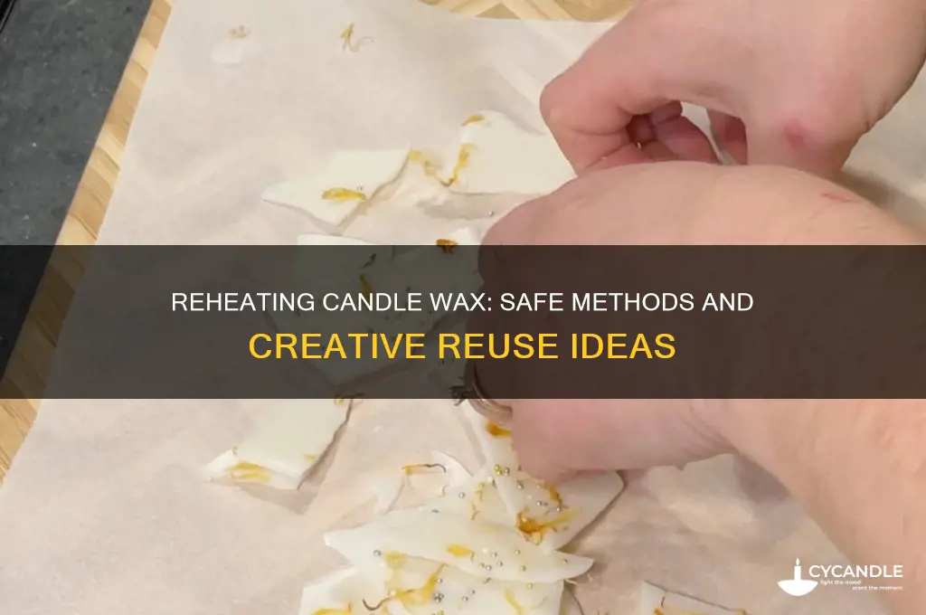 can you reheat candle wax