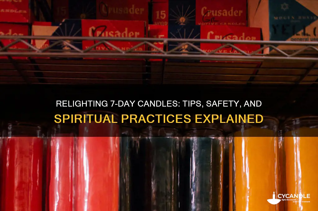can you relight a 7 day candle