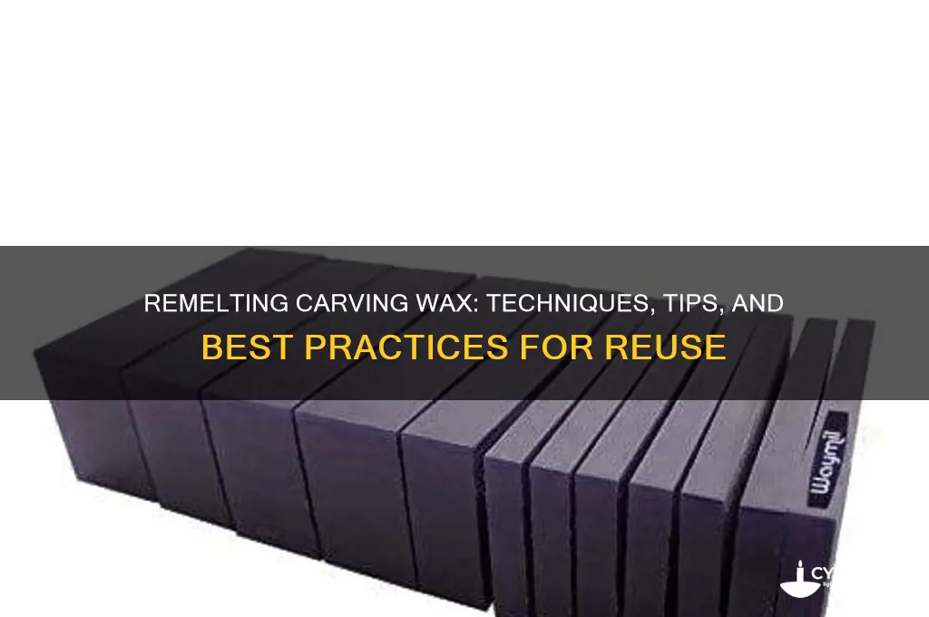 can you remelt carving wax