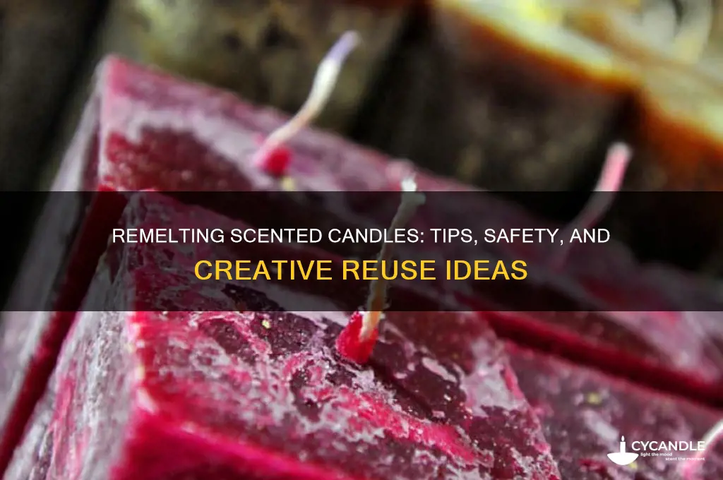 can you remelt scented candles