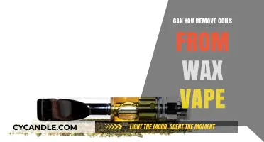 Removing Coils from Wax Vape: Is It Possible and How?