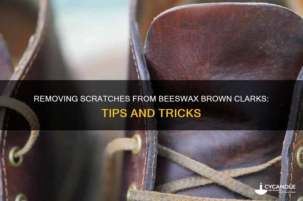can you remove scratches fron beeswax brown clarks
