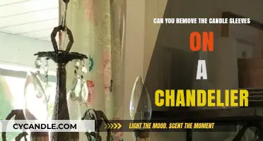 How to Safely Remove Candle Sleeves from Your Chandelier