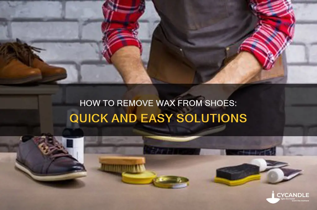 can you remove wax from shoes