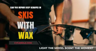 Repairing Deep Ski Scrapes: Can Waxing Save Your Skis?