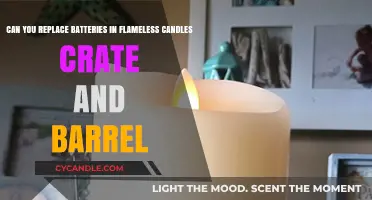 Replacing Batteries in Flameless Candles: A Crate and Barrel Guide