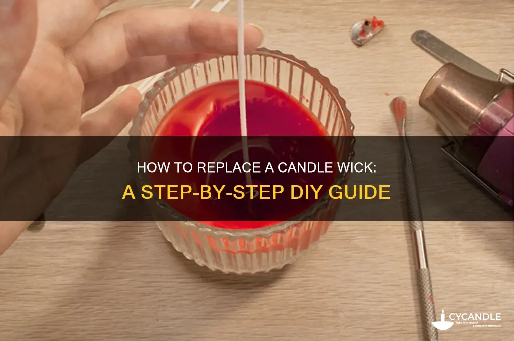 can you replace candle wick
