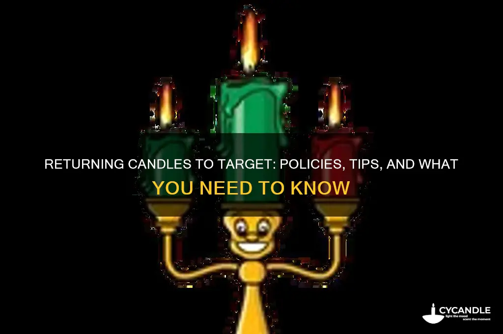 can you return candles to target